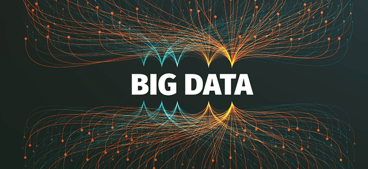 Trends in Big data as a infographic
