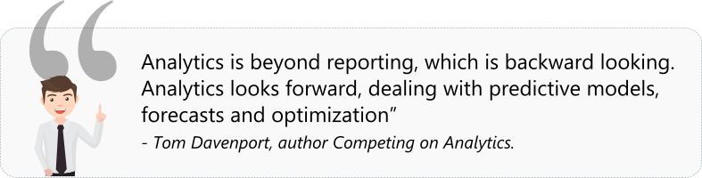 A quote by tom davenport on analytics
